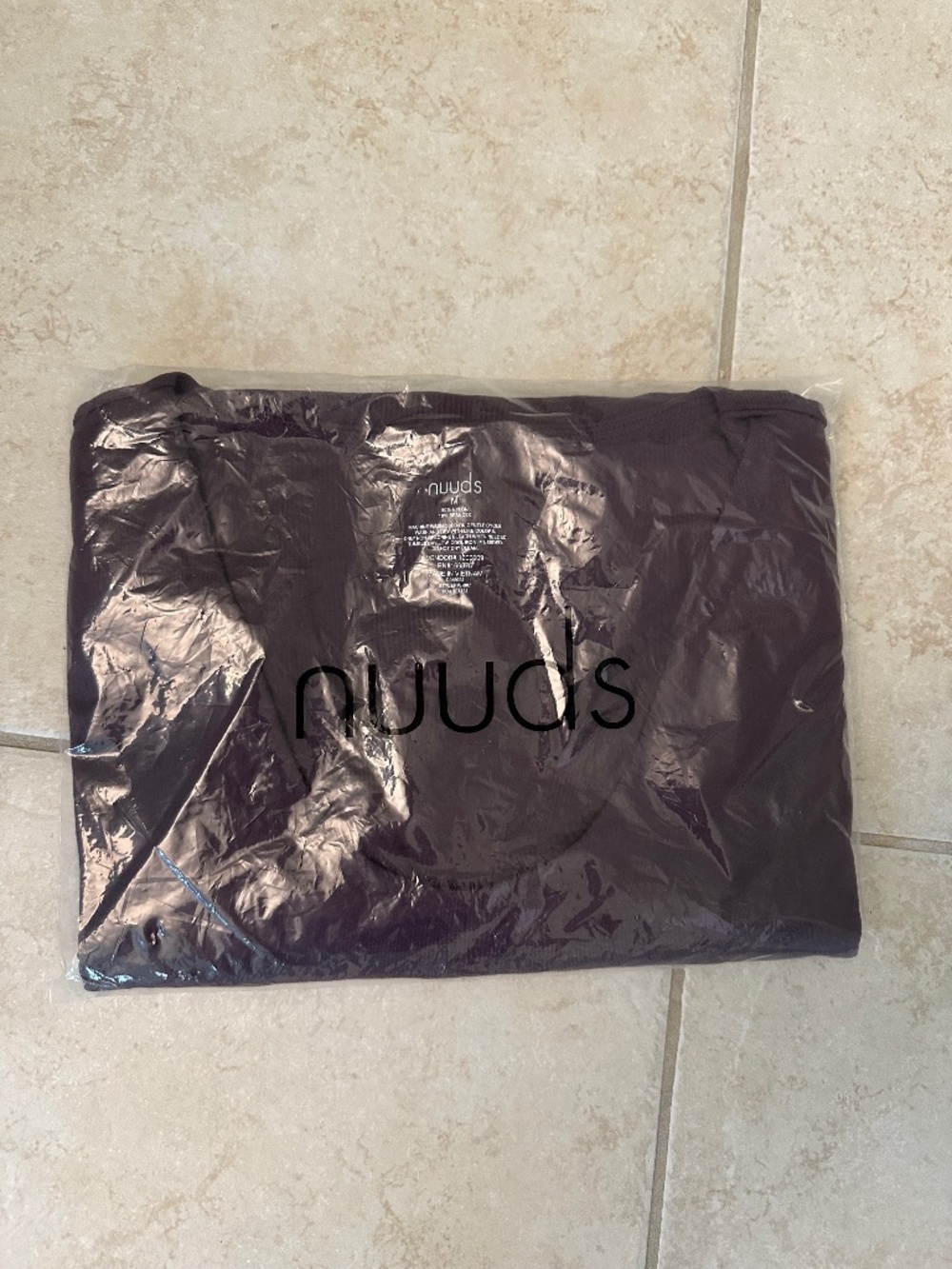 Nuuds long sleeve scoop neck bodysuit